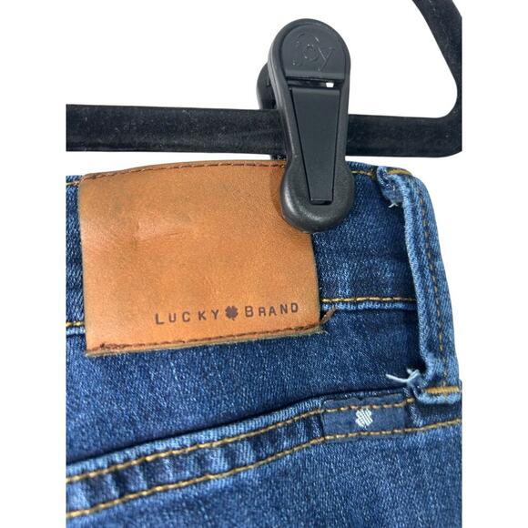 Lucky Brand Jeans Sweet Boot Size 14/32 Mid Rise Blue Stretch Denim Bootcut - Picture 5 of 16